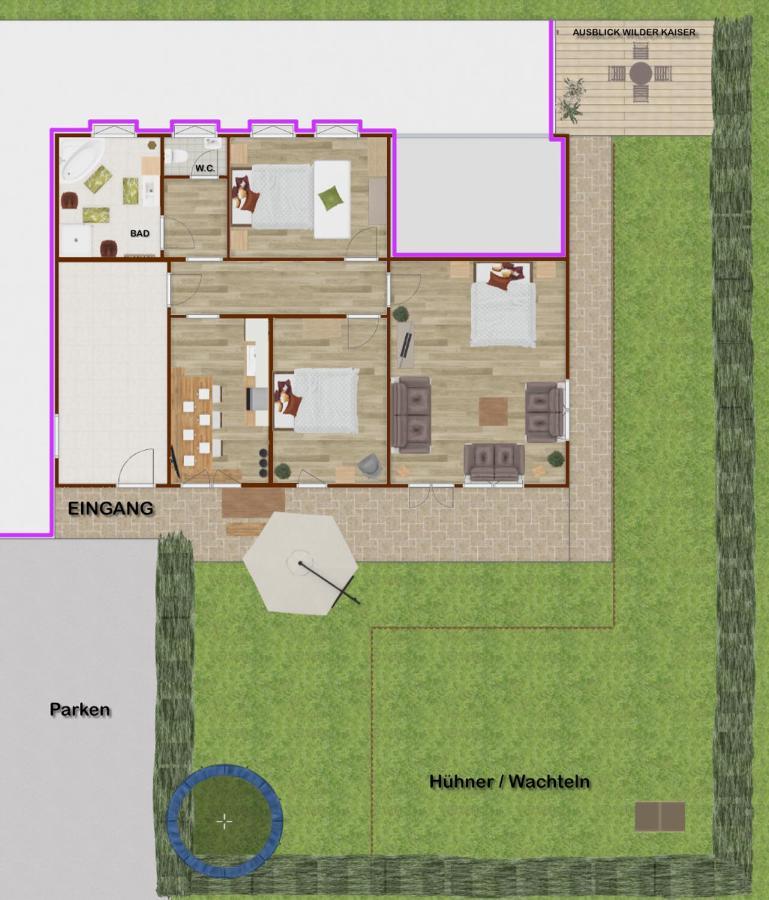 Oberachen Apartment Ellmau Ngoại thất bức ảnh